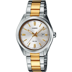 Casio Γυναικείο Ρολόι με Ασημί Μεταλλικό Μπρασελέ LTP-1302SG-7AVEF Casio Γυναικείο Ρολόι με Ασημί Μεταλλικό Μπρασελέ LTP-1302SG-7AVEF