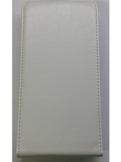 Microsoft Lumia 540 - Δερμάτινη Θήκη Flip Με Πίσω Κάλυμμα Σιλικόνης Λευκό (OEM)