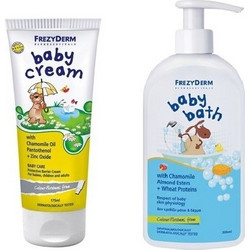 Frezyderm Baby Cream 175ml + Shampoo 300ml