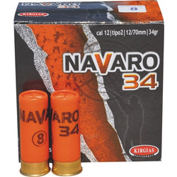 Kirgias Navaro Φυσίγγια Συγκέντρωσης 12Cal 70mm 34gr 25τμχ