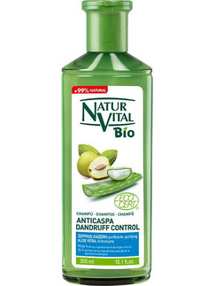 Natur Vital Dandruff Control Φυτικό Σαμπουάν κατά της Πιτυρίδας 300ml