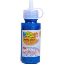 BOOM ΚΟΛΛΑ GLITTER 40ML ΜΠΛΕ MTJFJ-4012BX1B