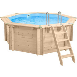 Interline Bali Πισίνα Ξύλινη Φ355x116cm