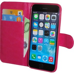 Volte-Tel Leather-TPU Book Stand Θήκη Pink (iPhone 6s Plus / 6 Plus)