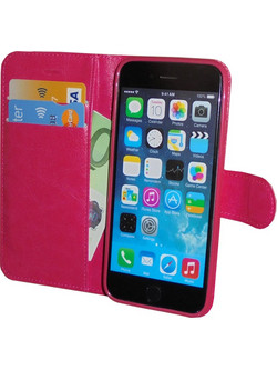 Volte-Tel Leather-TPU Book Stand Θήκη Pink (iPhone 6s Plus / 6 Plus)