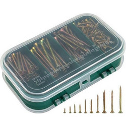 Wood screws 9 dimensions, set 310pcs, EXTOL CRAFT