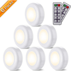 Σετ 6 Φώτα LED με Τηλεχειριστήριο