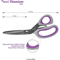 TEXI TITANIUM Ti814 Ψαλίδι