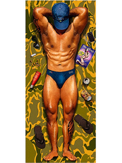 Πετσέτα Θαλάσσης Sexy Άνδρας 170x75cm