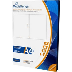 MediaRange Inserts for 7mm DVD Cases Matte (50 Pack) (MRINK122)