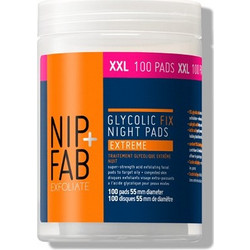 Nip + Fab Glycolic Fix Night Pads Extreme Χημικό Peeling Προσώπου 100τμχ