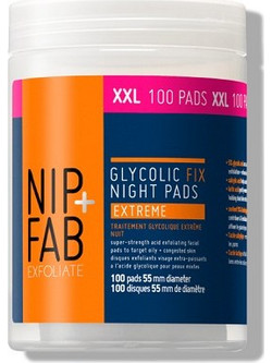 Nip + Fab Glycolic Fix Night Pads Extreme Χημικό Peeling Προσώπου 100τμχ
