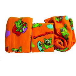 Viopros Gummy Bear Κουβέρτα Κούνιας Fleece 115x155 Πορτοκαλί