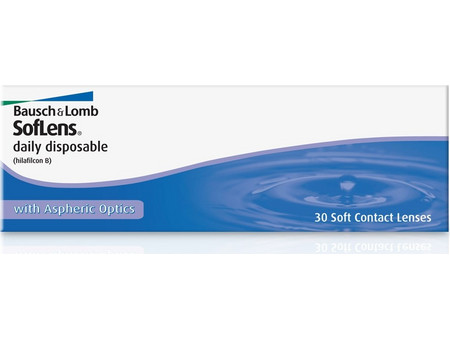 Bausch & Lomb Soflens Daily Disposable Ημερήσιοι Φακοί Επαφής Υδρογέλης 30τμχ
