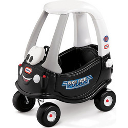 Little Tikes Cozy Coupe Αστυνομικό Ποδοκίνητο Παιδικό Αυτοκίνητο Μονοθέσιο Μαύρο 615795