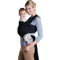 Amazonas Jersey Sling Μάρσιπος Wrap με Μέγιστο Βάρος 9kg Μαύρος
