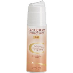 Coverderm Perfect Legs Waterproof Fluid 50 Liquid Make Up SPF40 75ml