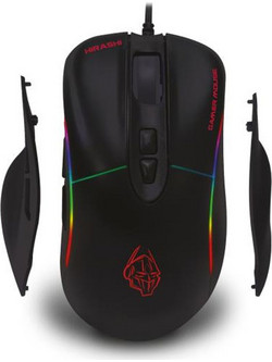 Zeroground Hirashi MS-3100G Ενσύρματο Gaming Ποντίκι RGB 3200 DPI Black