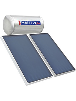 Maltezos GL Ηλιακός Θερμοσίφωνας 200lt 2.7m² Glass Τριπλής Ενέργειας