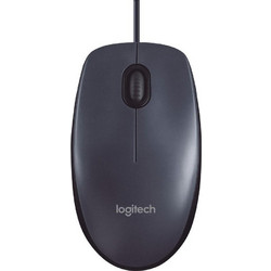 Logitech M100 Ενσύρματο Ποντίκι Black
