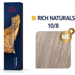 Wella Koleston Perfect Me+ Rich Naturals 10/8 Κατάξανθο Περλέ Μόνιμη Βαφή Μαλλιών 60ml