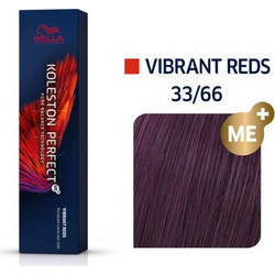 Wella Koleston Perfect Me+ Vibrant Reds 33/66 Έντονο Καστανό Σκούρο Βιολέ Μόνιμη Βαφή Μαλλιών 60ml