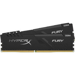 Kingston HyperX Fury 16GB (2X8GB) DDR4 RAM 2666MHz Black