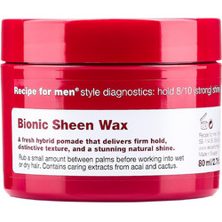 Recipe For Men Bionic Sheen Κερί Μαλλιών Λάμψης 80ml