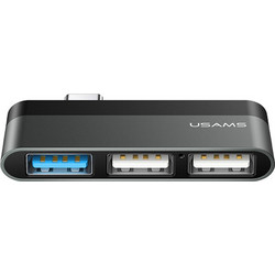 Usams US-SJ461 USB Hub 3.0 USB-C με 3 Θύρες USB-A