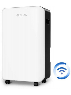 Global AP-20-1908EE-R Αφυγραντήρας με Ιονιστή και Wi-Fi 20lt