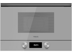 Teka ML 8220 BIS L Steam Glass Εντοιχιζόμενος Φούρνος Μικροκυμάτων με Grill 22lt Γκρι