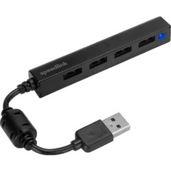 Speedlink Snappy Slim USB Hub 2.0 USB-A με 4 Θύρες USB-A