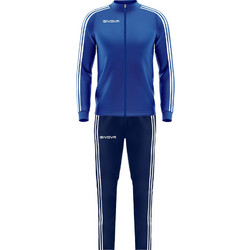 Givova Revolution Ανδρικό Σετ Φόρμας Navy Μπλε Royal Blue TR033S-0204