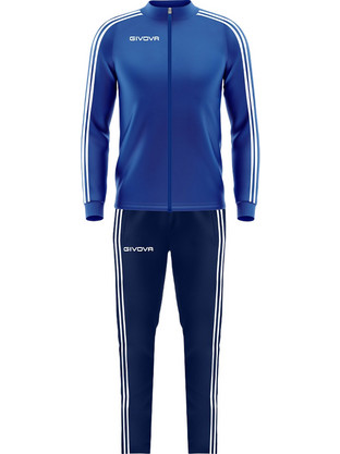 Givova Revolution Ανδρικό Σετ Φόρμας Navy Μπλε Royal Blue TR033S-0204