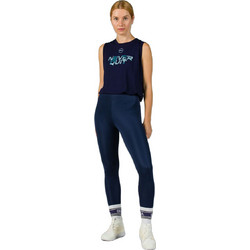 GSA Up & Fit Γυναικείο Κολάν Μακρύ Ψηλόμεσο Μπλε 17-21007-002