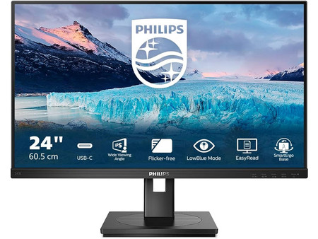 Philips 243S1 IPS Monitor 23.8" 1920x1080 FHD 75Hz 4ms