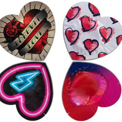 Pasante Red Heart Shape 144τμχ