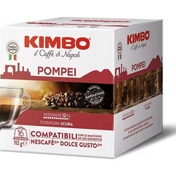 Kimbo Κάψουλες Espresso Pompei Συμβατές με Μηχανή Dolce Gusto 96τμχ