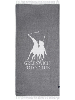 Greenwich Polo Club 3903 Πετσέτα Θαλάσσης Γκρί 85x170cm