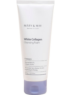 Mary & May White Collagen Cleansing Ενυδατικός Αφρός Καθαρισμού Προσώπου 150ml
