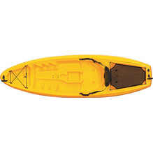 SCK Puffin 262 Πλαστικό Kayak 1 Ατόμου Κίτρινο