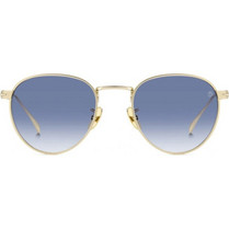 David Beckham DB1142S AOZ08 Ανδρικά Γυαλιά Ηλίου Στρογγυλά Μεταλλικά Χρυσά με Μπλε Polarized Φακό