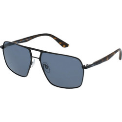 Invu IB12406 C Ανδρικά Γυαλιά Ηλίου Aviator Μεταλλικά Μαύρα με Μαύρο Polarized Φακό