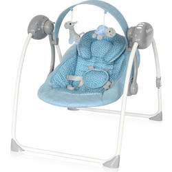 Lorelli Portofino 2 in 1 Relax Μωρού Κούνια με Μουσική έως 9kg Cameo Blue