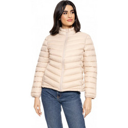 Splendid Γυναικείο Μπουφάν Puffer Μακρύ Εκρού 51-101-002
