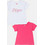 Joyce Σετ Παιδικά T-Shirt Κοντομάνικα Λευκά Φούξια 2411501