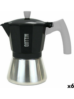 Quttin S2230465 Μπρίκι Espresso 9Cups Μαύρο