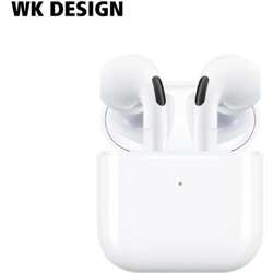 WK V04 Ακουστικά Bluetooth Earbud White
