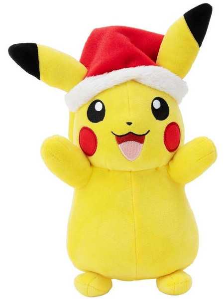 Jazwares Pokemon Winter Pikachu with Christmas Hat 20cm