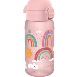 Ion8 Rainbow Παιδικό Μπουκάλι Πλαστικό BPA Free Ροζ 350ml